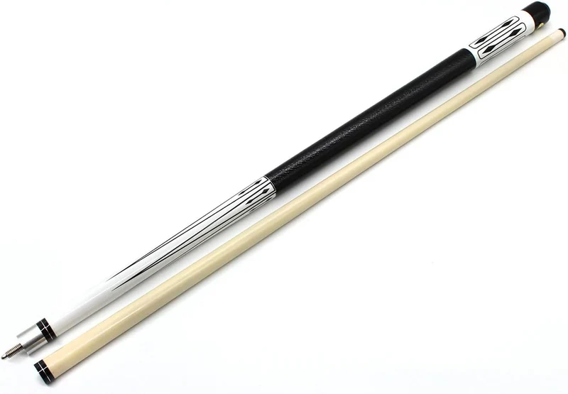 Billardqueue Pool Queue First, 2-teilig, 147 cm, 520 gr Weiss, Weiss