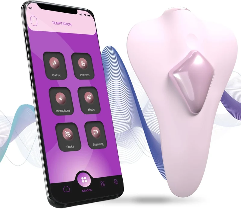Adrien LASTIC - Temptation PINK Clitoris Stimulator - Free APP