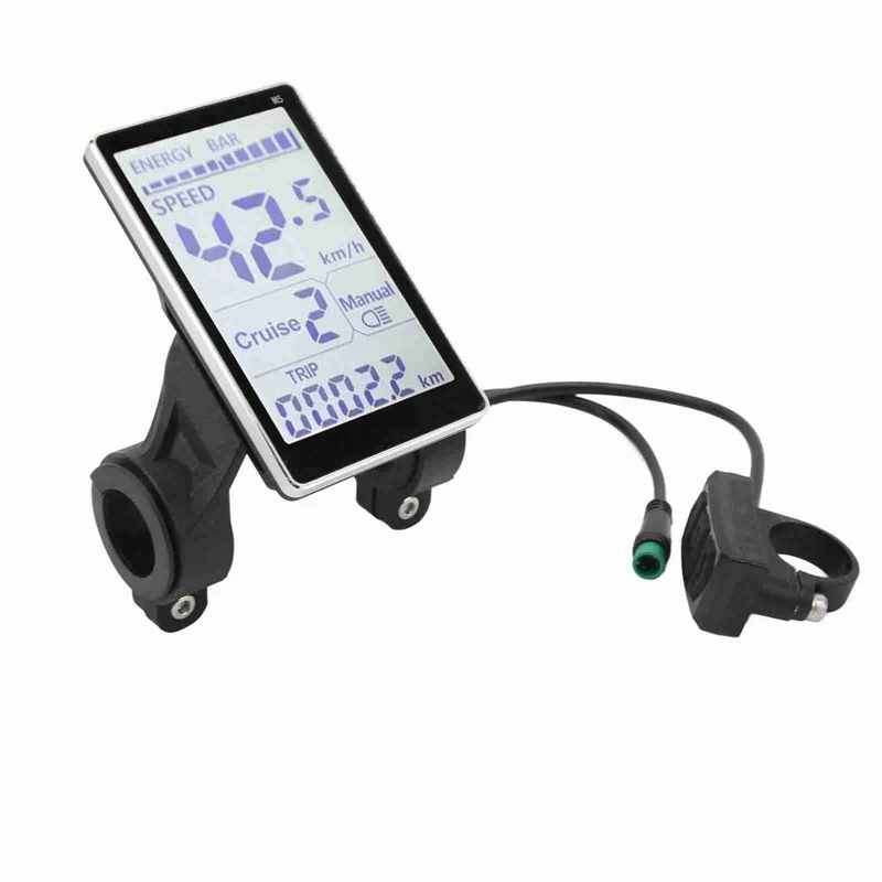 Alomejor Wasserdichtes LCD-Display f¨¹r Elektrofahrr?der, Ersatzpanel f¨¹r Scooter, 500C-kompatibel,
