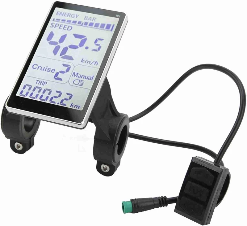 Alomejor Wasserdichtes LCD-Display f¨¹r Elektrofahrr?der, Ersatzpanel f¨¹r Scooter, 500C-kompatibel,