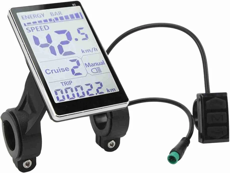 Alomejor Wasserdichtes LCD-Display f¨¹r Elektrofahrr?der, Ersatzpanel f¨¹r Scooter, 500C-kompatibel,