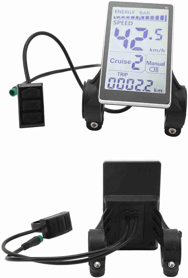 Alomejor Wasserdichtes LCD-Display f¨¹r Elektrofahrr?der, Ersatzpanel f¨¹r Scooter, 500C-kompatibel,