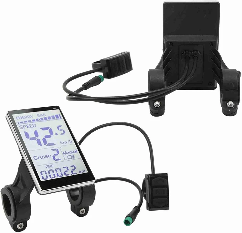 Alomejor Wasserdichtes LCD-Display f¨¹r Elektrofahrr?der, Ersatzpanel f¨¹r Scooter, 500C-kompatibel,