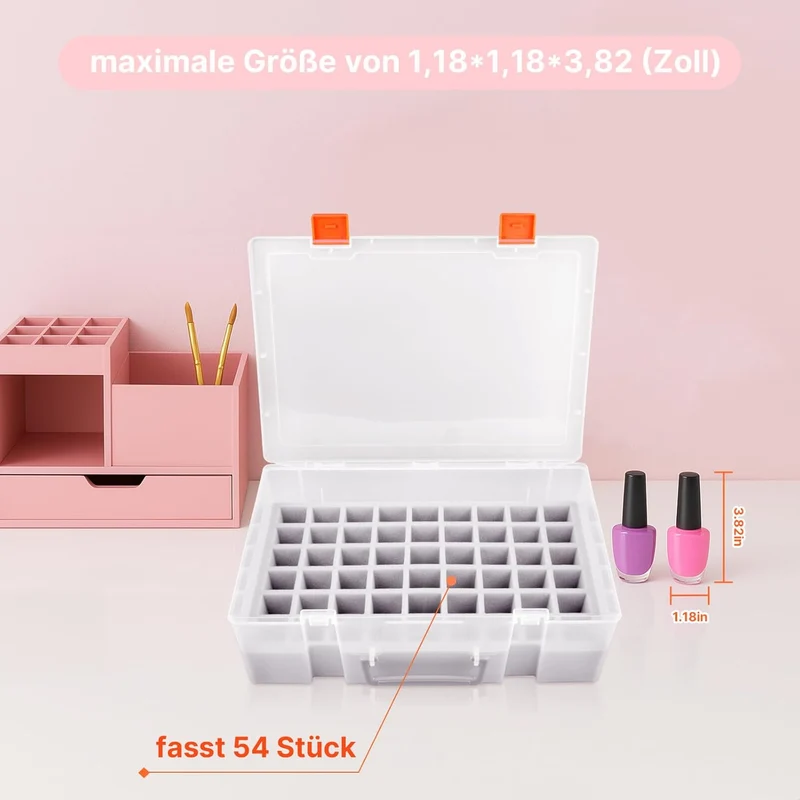 Universal Nagellack Halter & Organizer Enthält 54 Flaschen für Gellen, für Käfer, für Sally Hansen,