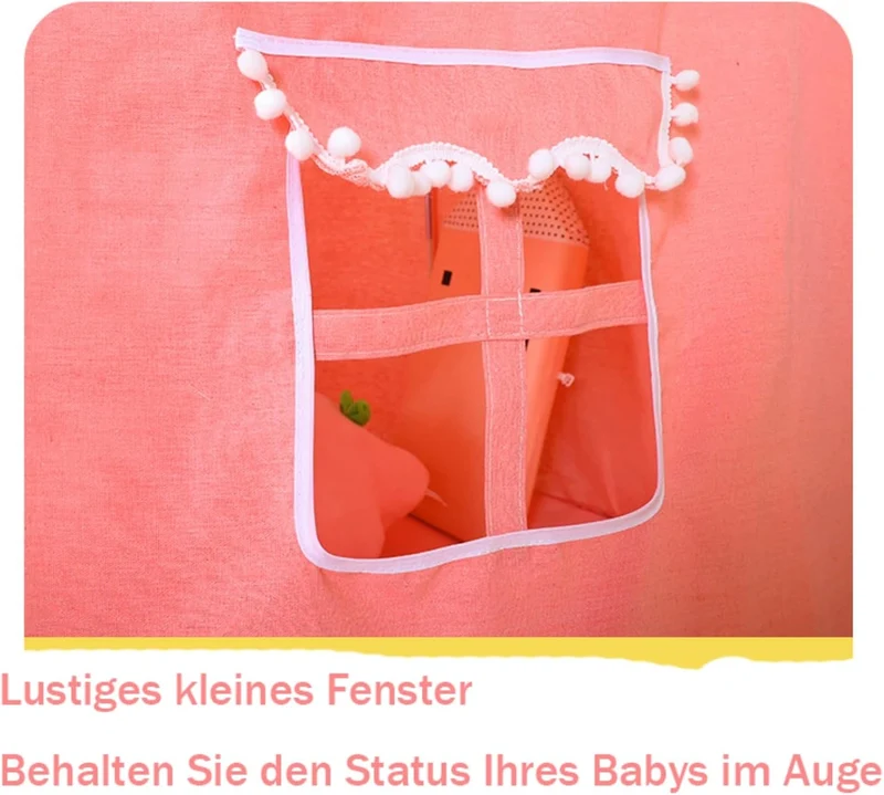 Spielzelt für Kleinkinder, Prinzessin Prinz Schlosszelt für Indoor, Kinderzelt für Spiel und Spass i