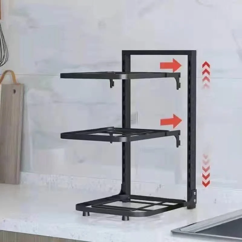 Topfdeckelhalter, Küche Pfannen Organizer Töpfe und Pfannen Aufbewahrung Organizer Topfdeckelhalte,