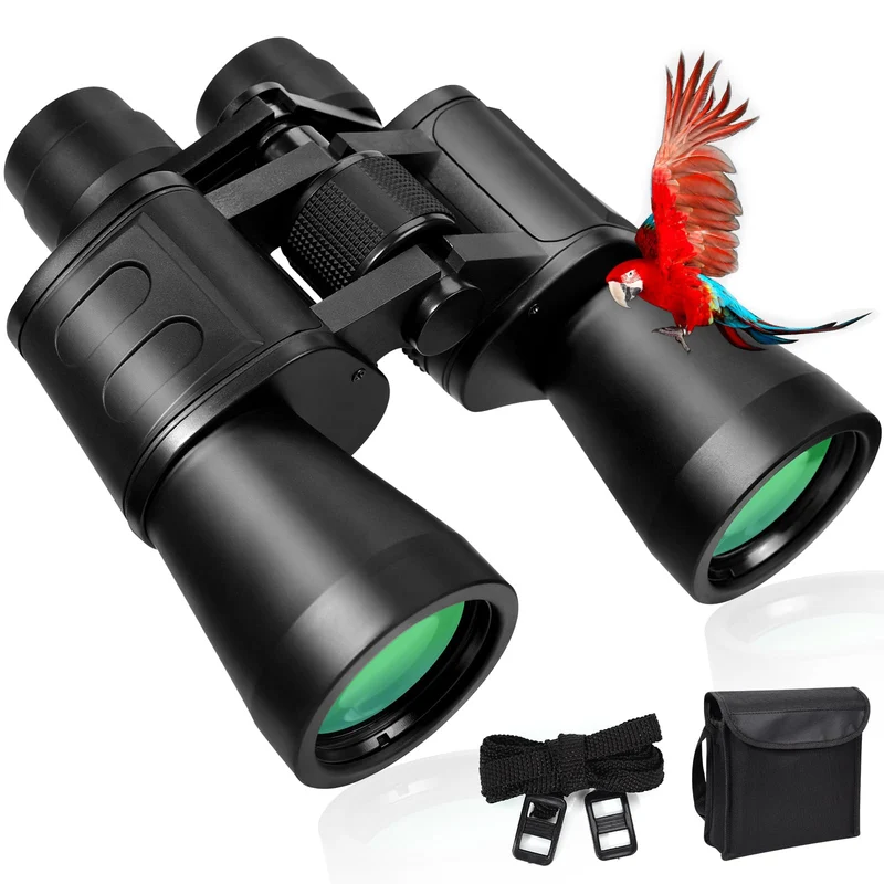 10x50 Fernglas für Erwachsene, Hochleistungsfernglas für Astronomie, Tragbares Kompaktfernglas, Fern