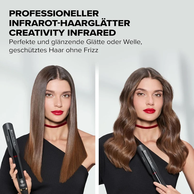 Bellissima Imetec Creativity Infrared, Glätteisen, haarglätter, Infrarot-Technologie, 4 Heizelemente