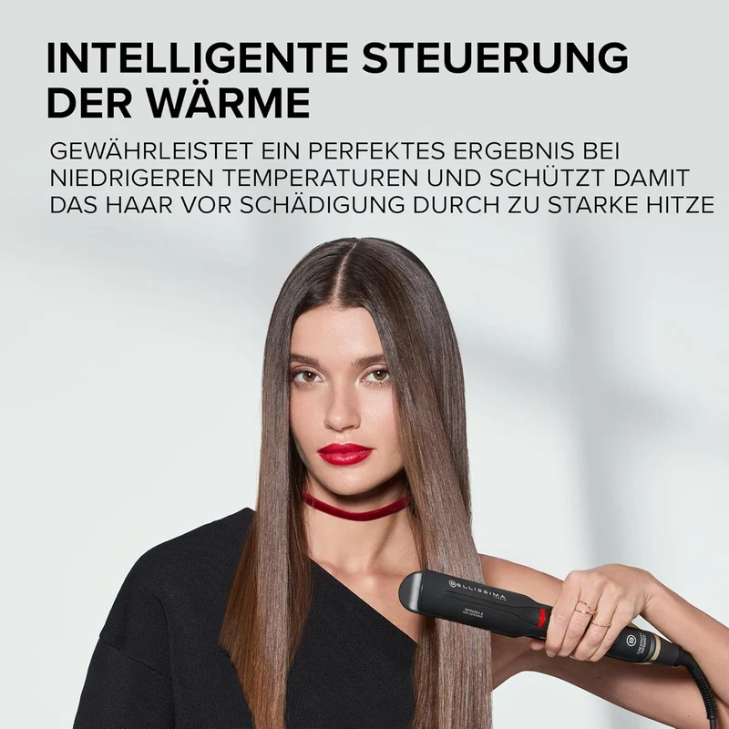 Bellissima Imetec Creativity Infrared, Glätteisen, haarglätter, Infrarot-Technologie, 4 Heizelemente
