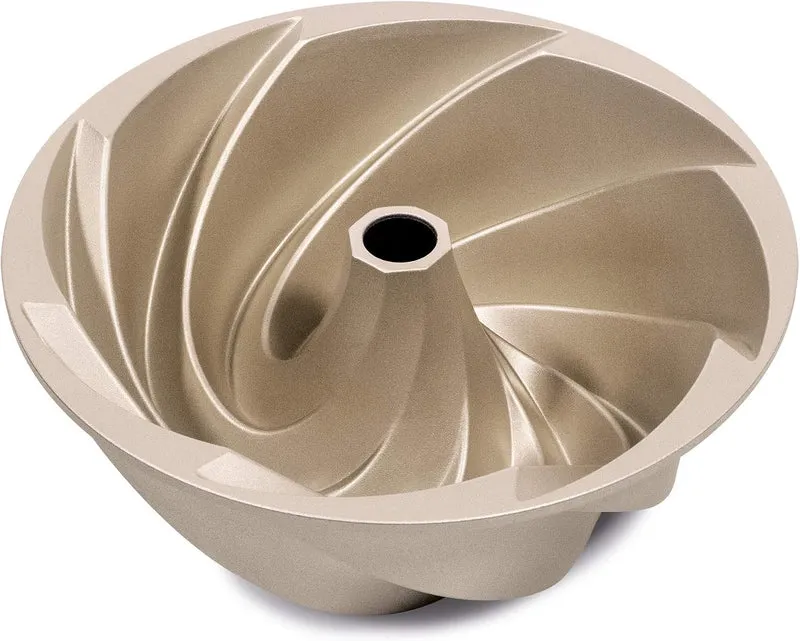 Guardini Sweet Magic Marissa Backform 24 cm für kreative Kuchen, aus Aluminiumguss, silberfarben/cha