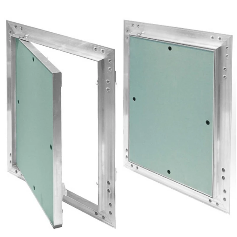 Revisionsklappe Aluminium-Rahmen 12,5 mm GK-Einlage Gipskarton Revisionstür Alu (300 x 300)