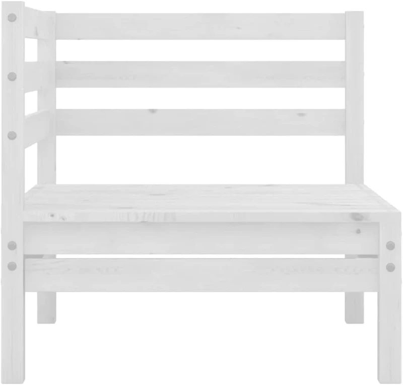 vidaXL Garten Ecksofas 2 STK., Modular Gartenmöbel, Sofa Lounge Sessel für Garten Terrasse Balkon, G