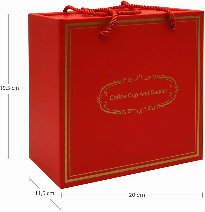 G-LIKE Porzellan Teetasse 3er Set Geschenkbox - Traditionelles Chinesisches Teegeschirr Persönliche