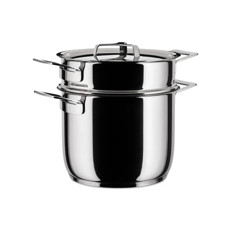 Alessi "POTS&PANS" Pasta-set aus Edelstahl