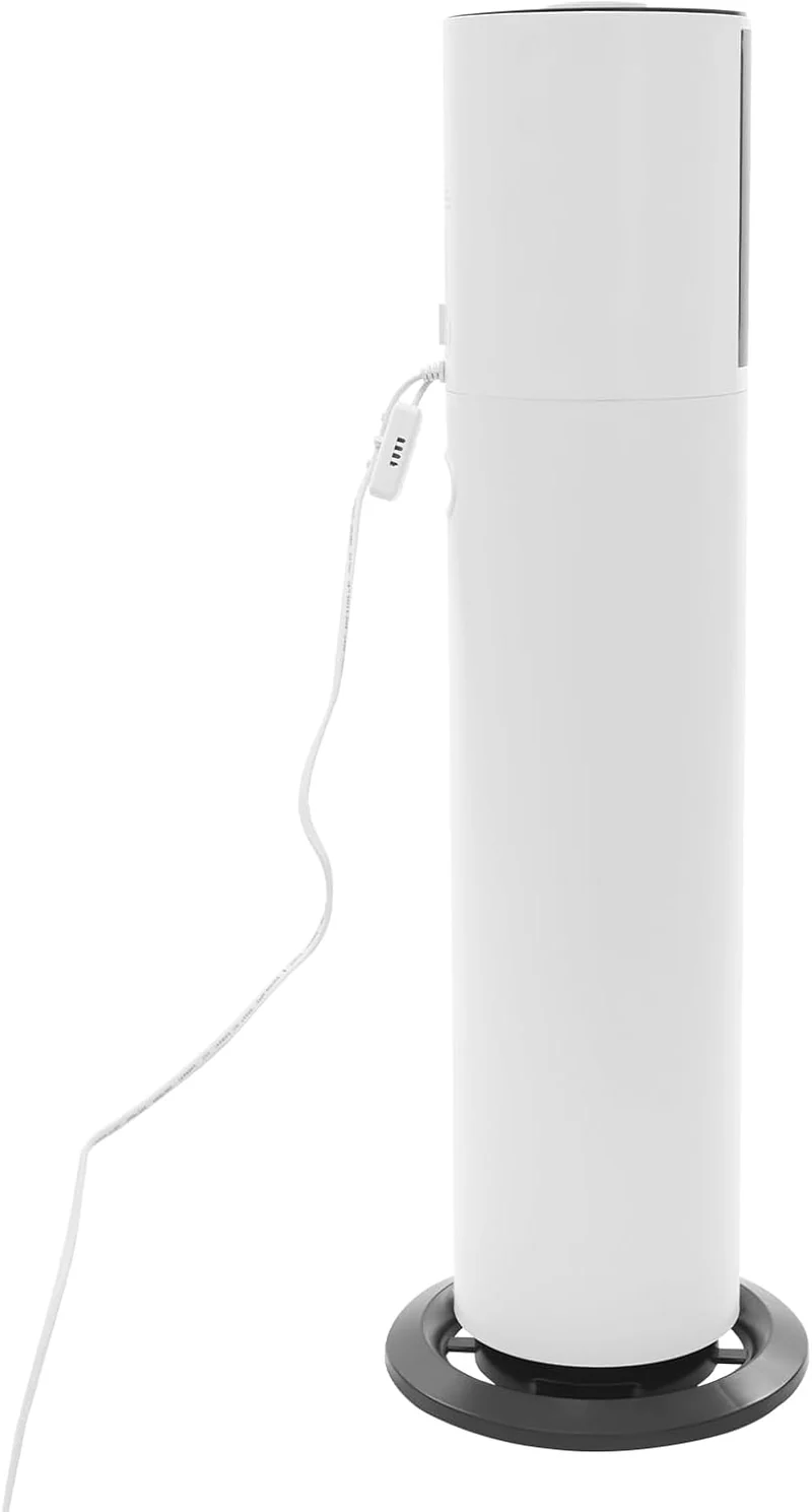 Luftbefeuchter mit 8 Liter Wassertank, 3 Stufen Einstellbare Nebelmenge, Weiss Nebelbefeuchter mit F
