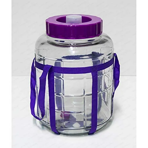 Multifunktions Gärballon Universelles Glas mit Gärsystem Gärbehälter Glasballon Grösse zur Wahl (9 L