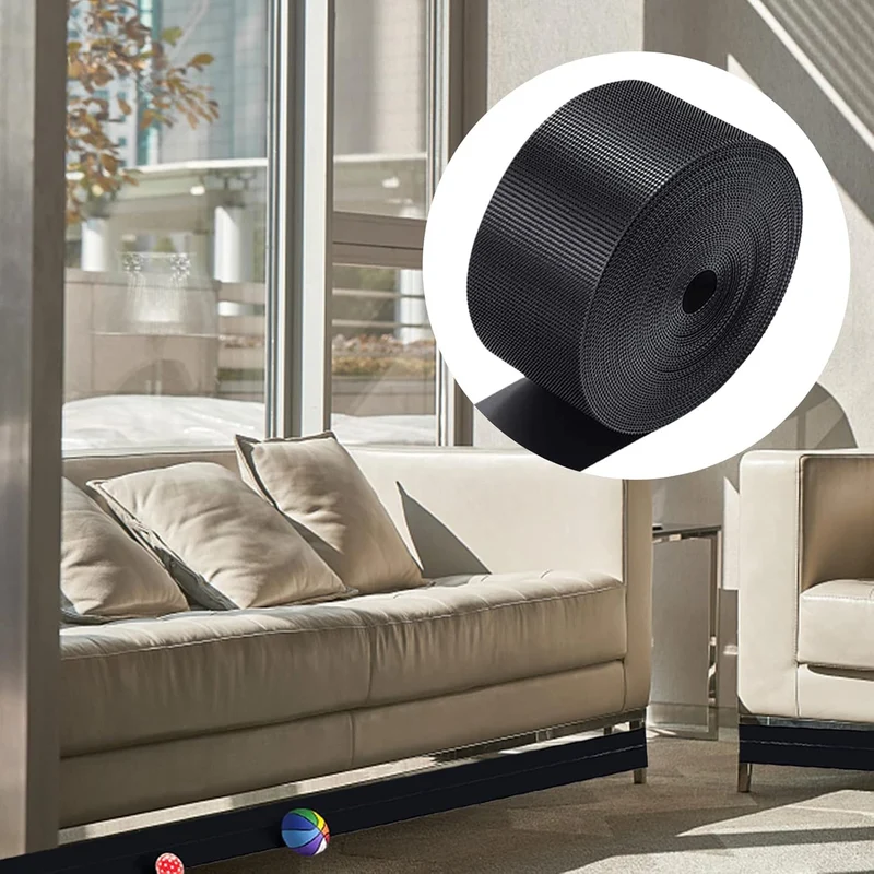 Spielzeugblocker für Möbel, Verstellbare Stossstange, Schwarze Couch-Stopper,Couch Under Blocker, Sp