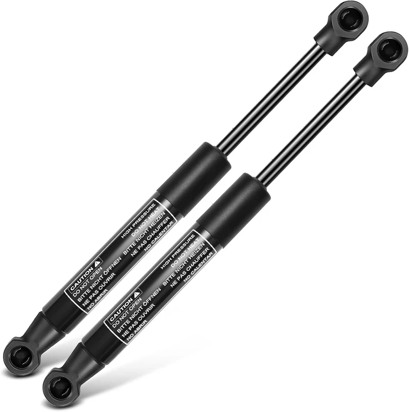 Frankberg 2x Universal Gasfeder Gasdruckdämpfer Gasdruckfeder Dämpfer 560N 225MM 75MM Schwarz