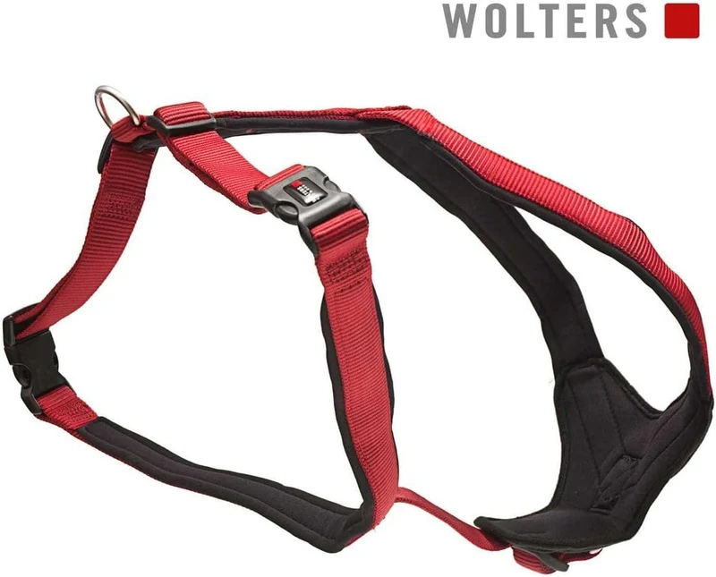 Wolters Hundegeschirr MINI Professional Comfort rot 25-30 cm 27 - 32 cm rot/schwarz, 27 - 32 cm rot/