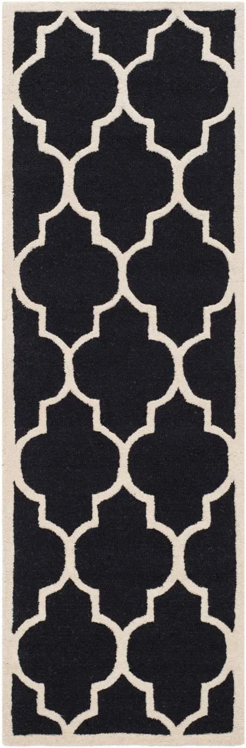SAFAVIEH Spalier Teppich für Wohnzimmer, Esszimmer, Schlafzimmer - Cambridge Collection, Kurzer Flor
