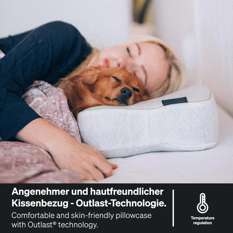BLACKROLL® Pillow CASE Climate, Wärmeregulierender Kissenbezug, 30 x 50 cm für das Recovery Pillow,