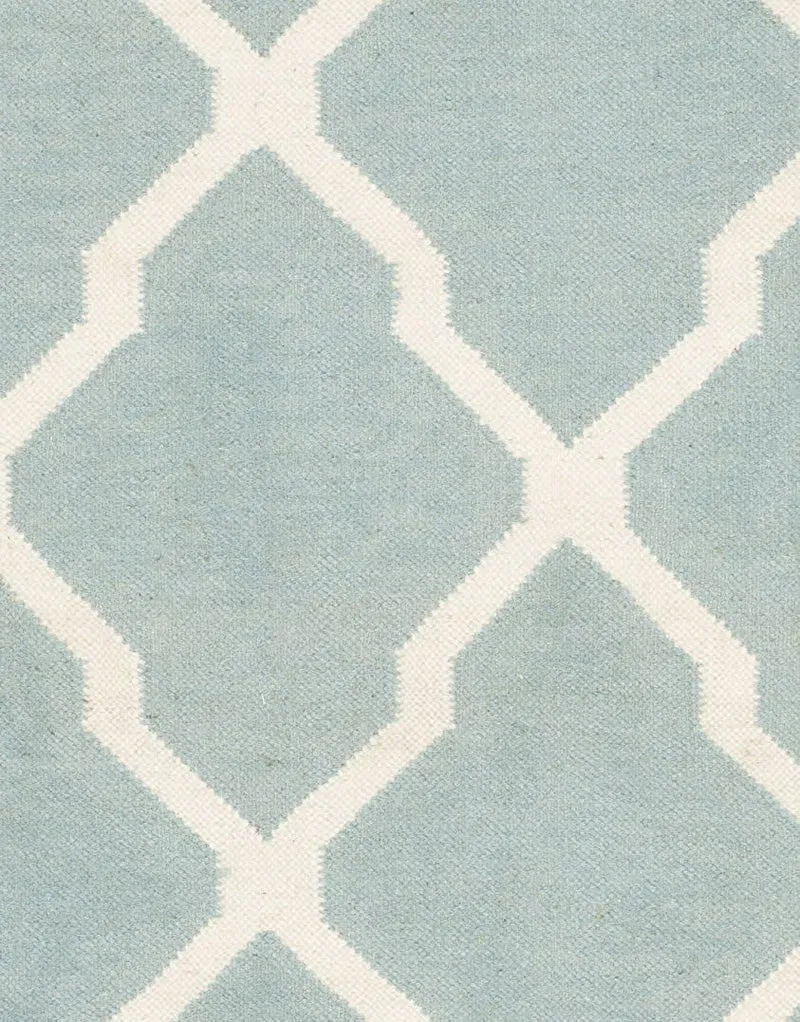 SAFAVIEH Zeitgenössische Teppich für Wohnzimmer, Esszimmer, Schlafzimmer - Dhurrie Collection, Kurze