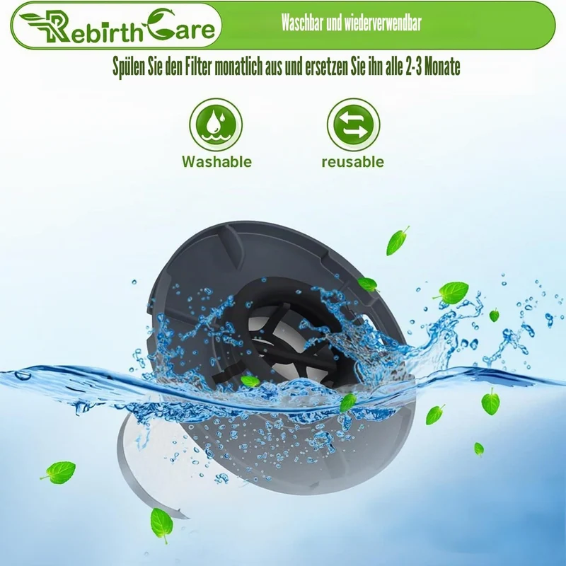 Rebirthcare ZR009007 Filter für Rowenta X-Force Flex 11.60/12.60/14.60/15.60 Akku-Staubsauger Ersatz