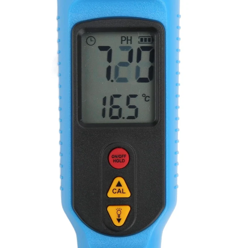 PH-Meter Digitaler PH Messgerät PH-Teststift 0-14 PH-Messbereich FüR Brot Fleisch Obst mit Tragetasc