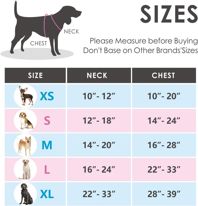PHOEPET Anti-Zieh-Hundegeschirr, reflektierend, verstellbar, mit Clip an der Vorderseite, Weste mit