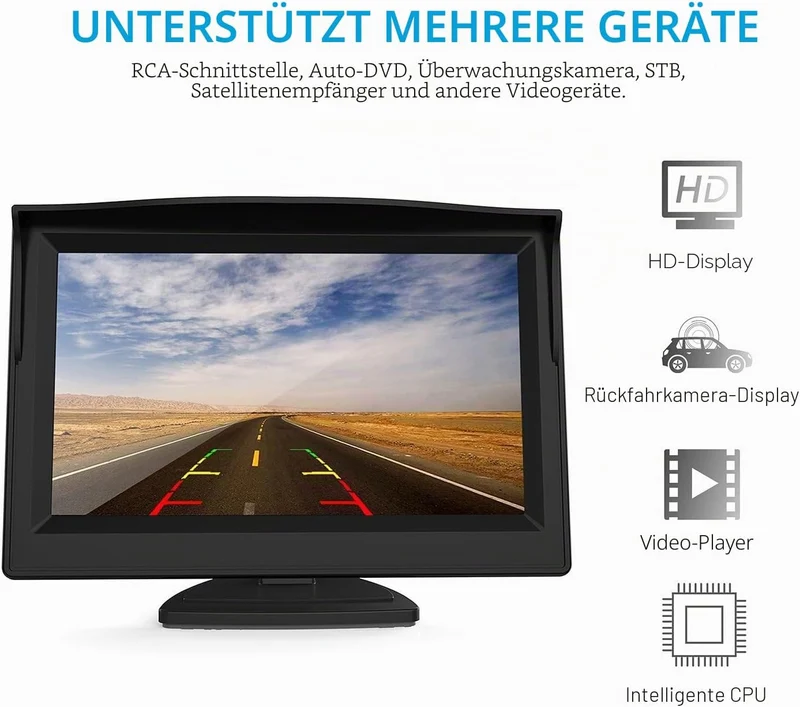 HD 720p MB Sprinter W906 Bremsleuchte Kamera Bremslicht Einparkkamera Rückfahrkamera Set Nachtsicht