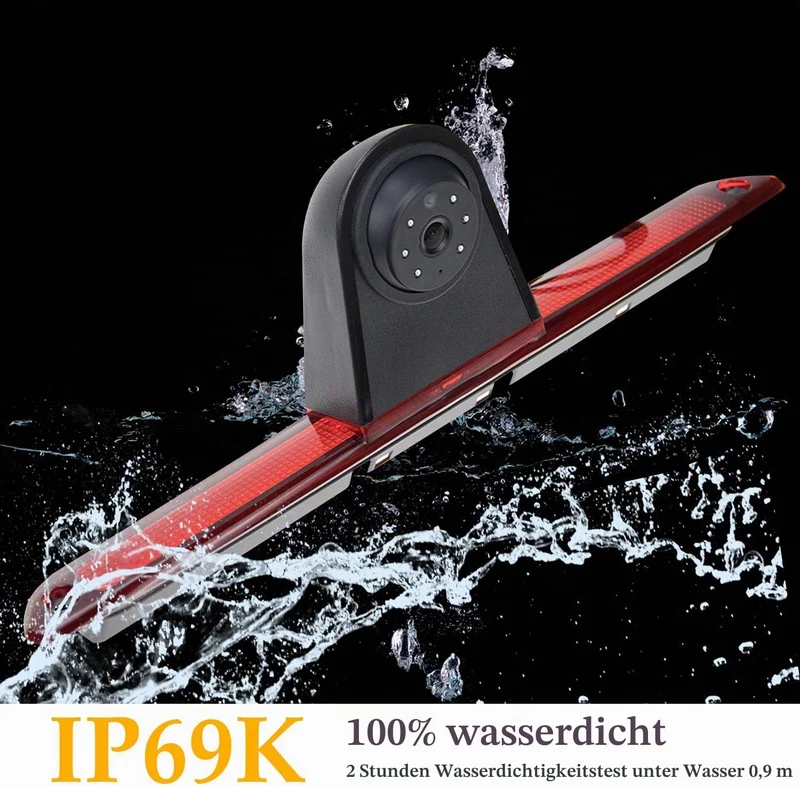 HD 720p MB Sprinter W906 Bremsleuchte Kamera Bremslicht Einparkkamera Rückfahrkamera Set Nachtsicht