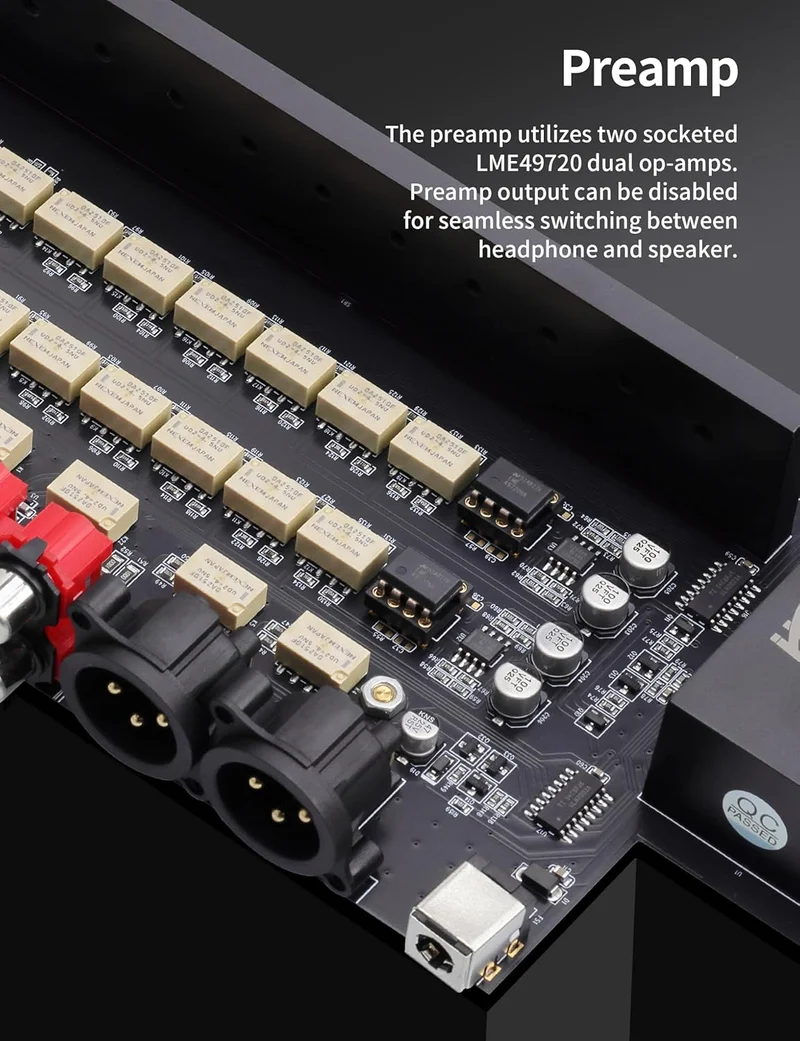 AUDALYTIC HP70 Vollständig symmetrischer diskreter Kopfhörerverstärker Klasse-A-Verstärker Dual-Oper