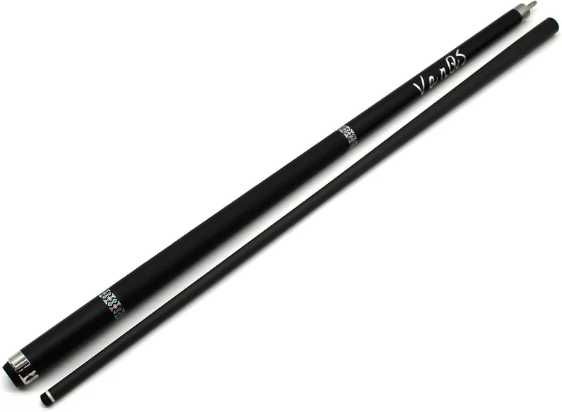 VanQs CGS Carbon Billardqueue – 58" Pool Queue aus Carbonfaser mit Uni-Loc Joint, 12,5 mm Leder-Tip