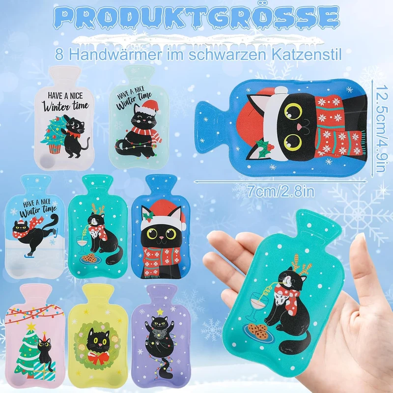 8 Stück Taschenwärmer Wiederverwendbar, Taschenwärmer Kinder Handwärmer für Unterwegs Taschenwärmer