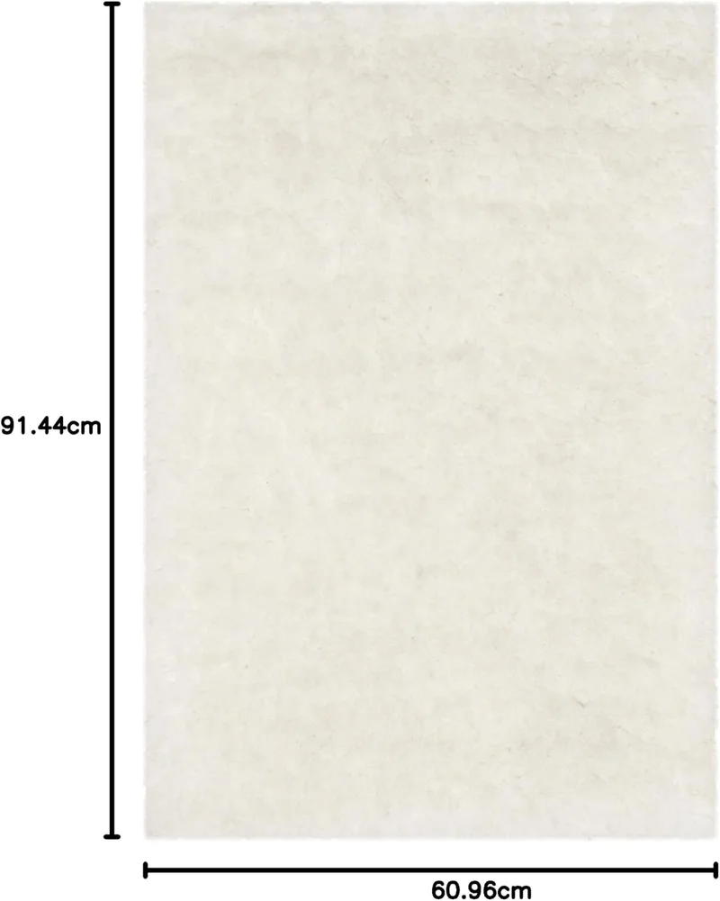 SAFAVIEH Zottelig Teppich für Wohnzimmer, Esszimmer, Schlafzimmer - Artic Shag Collection, Hoher Flo