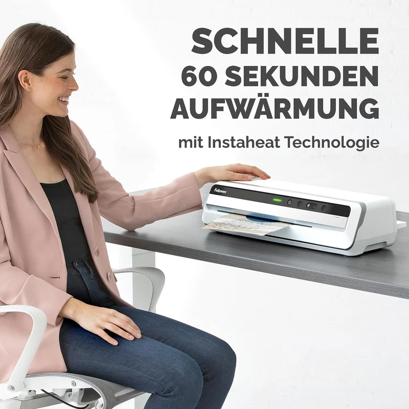 Fellowes Jupiter Laminiergerät A3 zum Heisslaminieren von Hüllen von 80 bis 250 Mikron, intensiver G