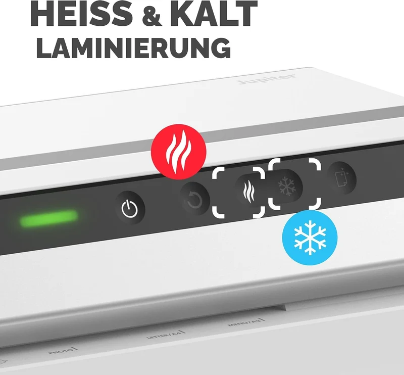 Fellowes Jupiter Laminiergerät A3 zum Heisslaminieren von Hüllen von 80 bis 250 Mikron, intensiver G