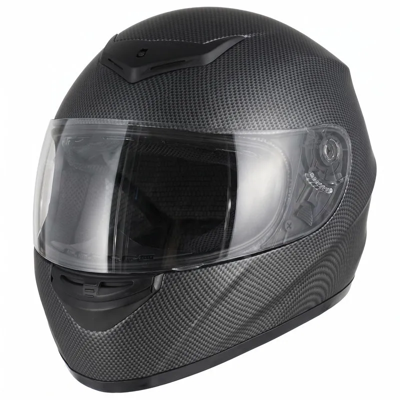 Favoto Motorradhelm Integralhelme für Erwachsene Vollvisierhelm Mopedhelm für Herren Damen Atmungsak
