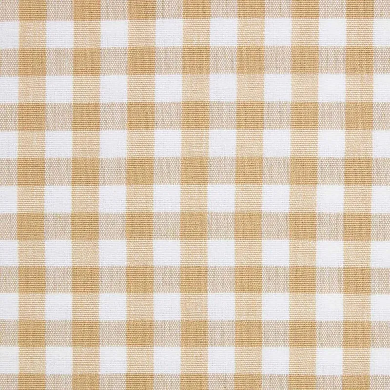 Homescapes handgewobener Vorhang Ösenvorhang Dekoschal Gingham im 2er Set, 137 x 182 cm, 100% Reine