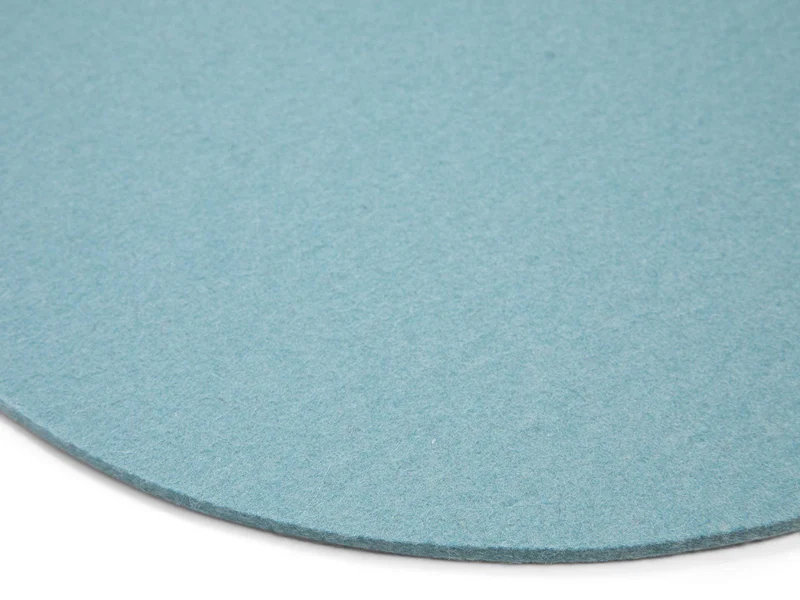 Filz-Sitzauflage für Stühle, Rund, 5 mm dick, Ø 33 cm, Aqua, Aqua