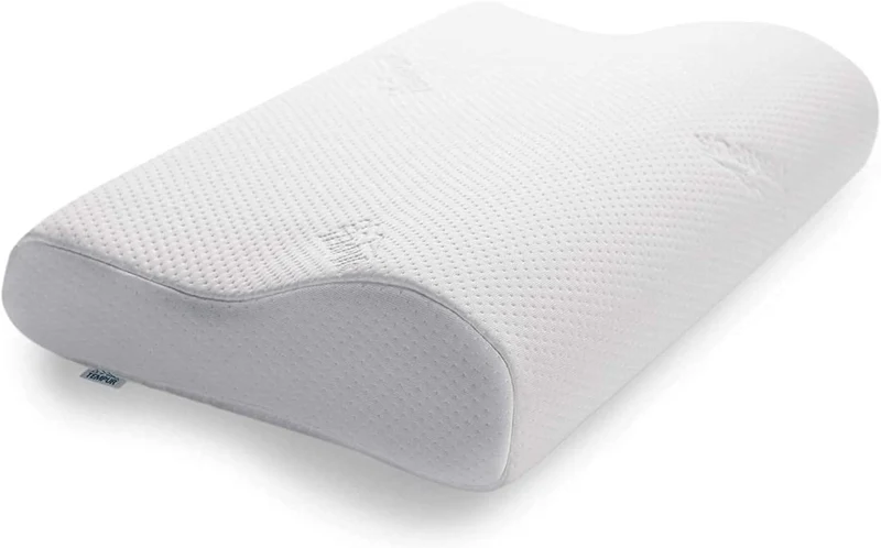 TEMPUR Original Schlafkissen, ergonomisches Nackenstützkissen für Seiten- und Rückenschläfer, Weiss,