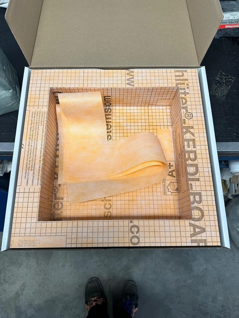 Schluter Kerdi Duschnische, 4 Grössen erhältlich (305 x 305 mm, Orange) 305x305mm Orange, 305x305mm