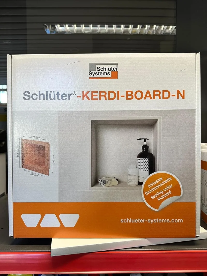 Schluter Kerdi Duschnische, 4 Grössen erhältlich (305 x 305 mm, Orange) 305x305mm Orange, 305x305mm