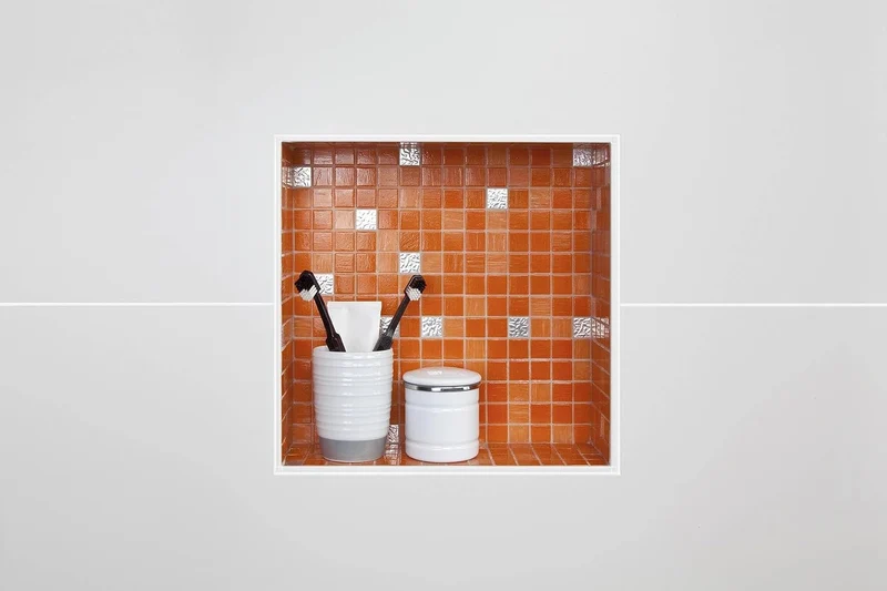 Schluter Kerdi Duschnische, 4 Grössen erhältlich (305 x 305 mm, Orange) 305x305mm Orange, 305x305mm