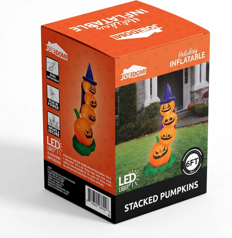 Joiedomi Halloween-Kürbisse, 1,8 m