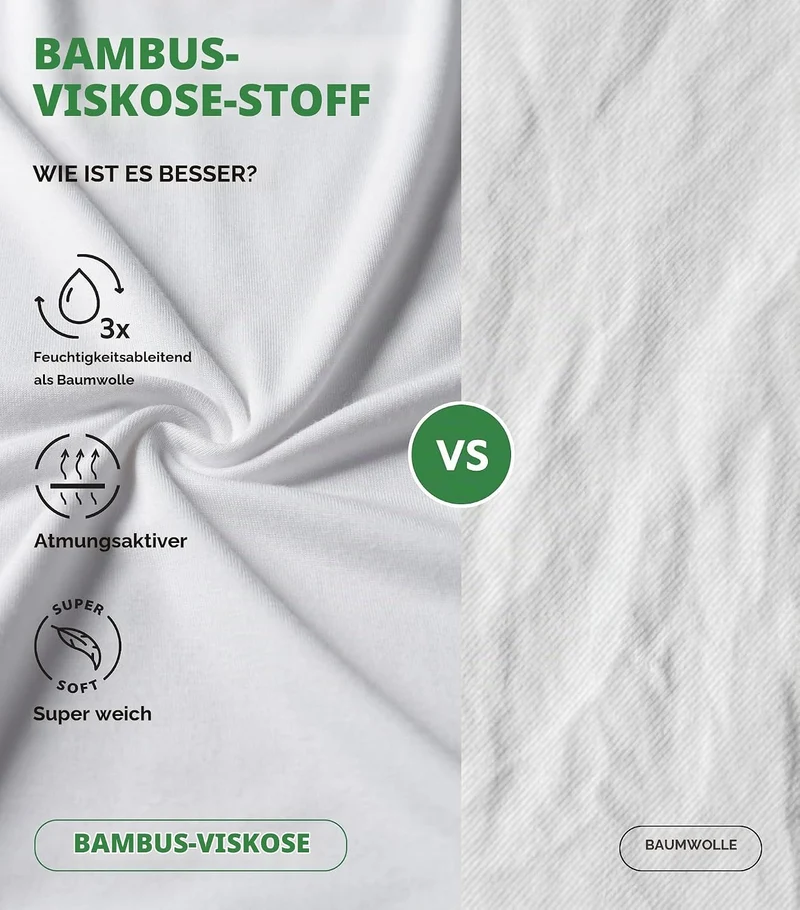 DAVID ARCHY Herren Unterhemden Tshirt Tanktop Business Lässig Bambusfaser Weich Seidig Kurzarm Ärmel