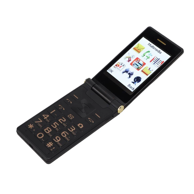 M3 1 Klapphandy, Klapphandy, 5900 MAh, Dual-SIM, Modische Senioren, Klapphandys mit Mobilem 2G-Gross