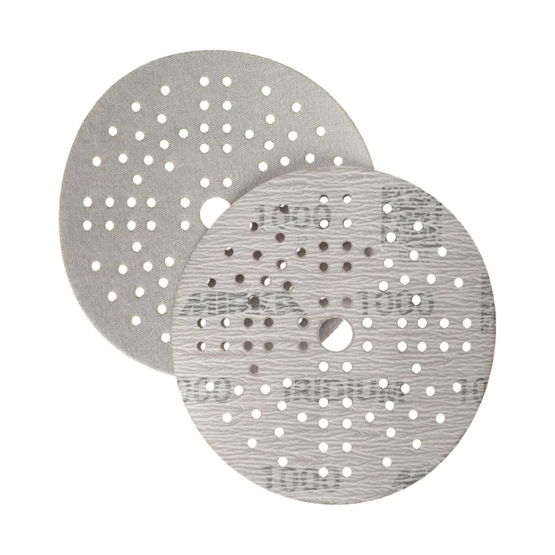 Mirka Iridium Premium-Schleifpapier Ø 125mm Klett 89-Loch, Korn 1000, 100 Stk/Zum Schleifen von Lack