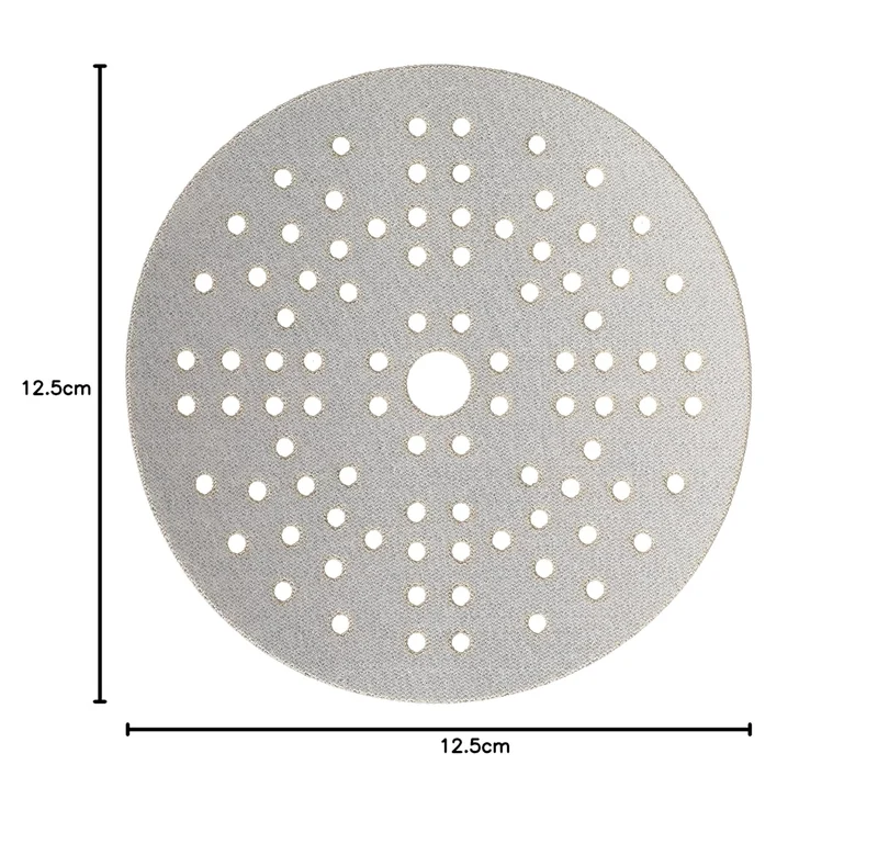 Mirka Iridium Premium-Schleifpapier Ø 125mm Klett 89-Loch, Korn 1000, 100 Stk/Zum Schleifen von Lack