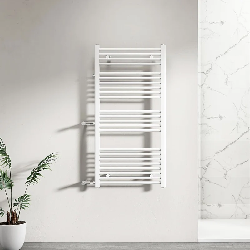 WITEN&NOCK Badheizkörper 1200x 500 mm Designheizkörper Heizkörper Seitenanschluss Nabenabstand 500 m